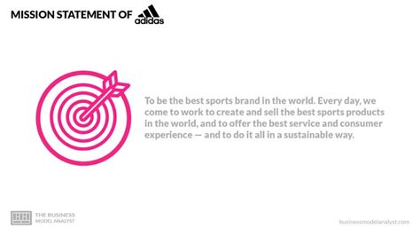 adidas mission statement and vision.